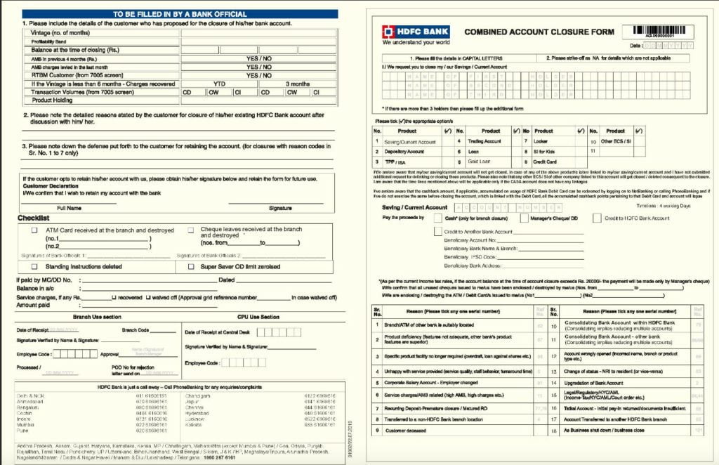 how-to-close-hdfc-bank-account-hri-day-india