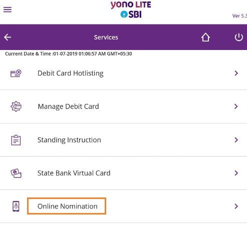 Find SBI CIF number without passbook in SBI Yono App
