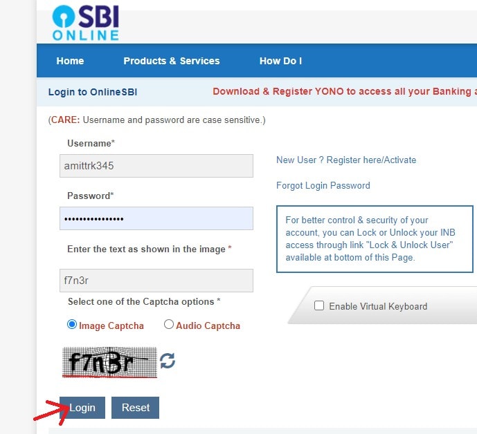How to track SBI UTR Number status online?